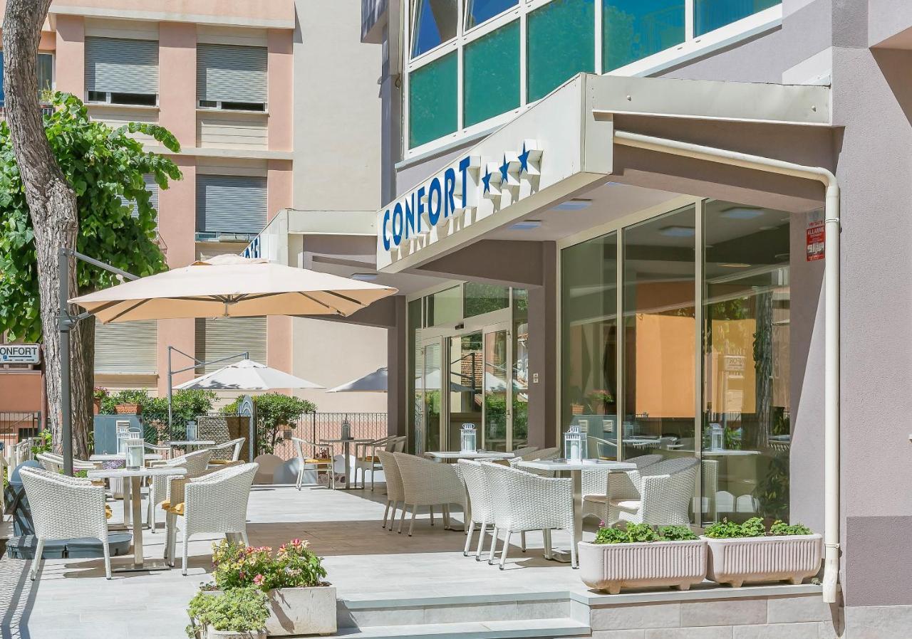 Hotel Confort リミニ エクステリア 写真